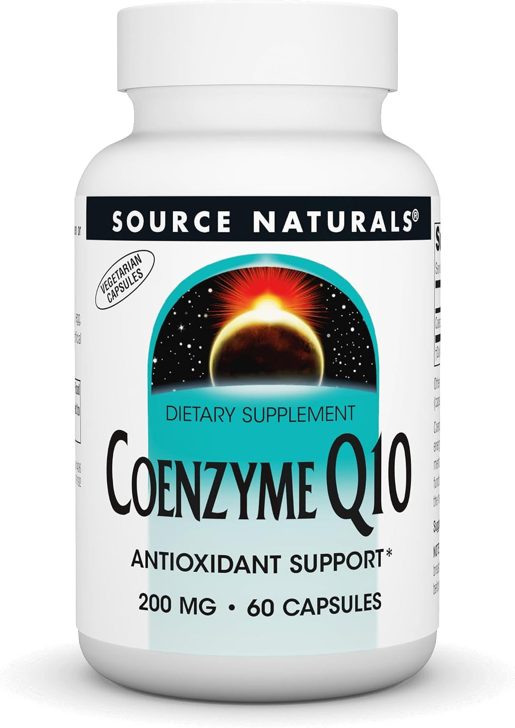 Source Naturals Coenzima Q10 200 mg - 60 Cápsulas Vegetarianas