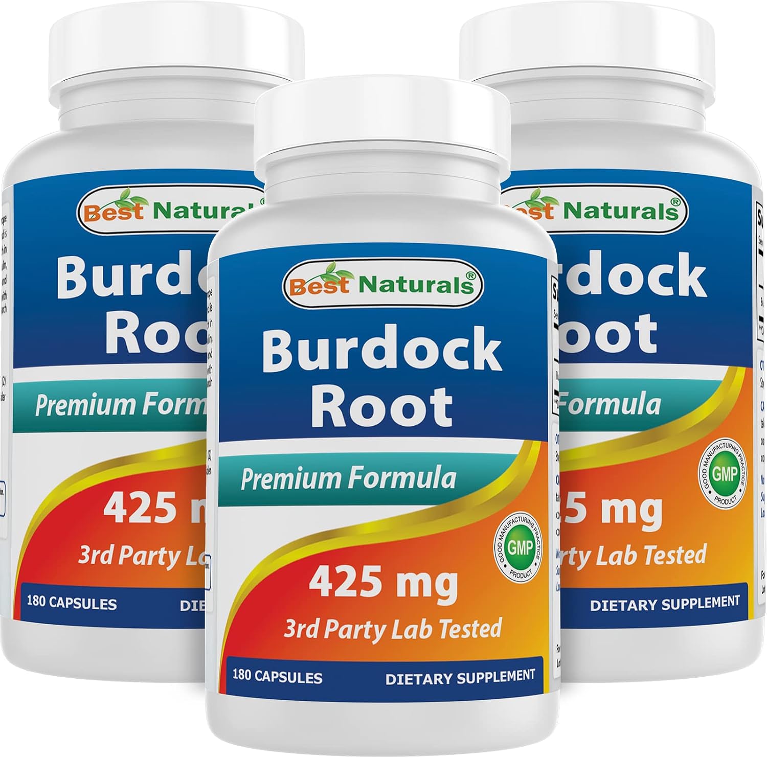 Best Naturals Raíz de Bardana 425 mg - 180 Cápsulas