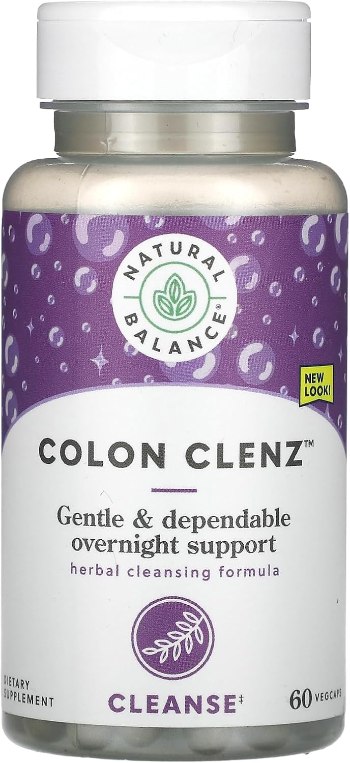 Natural Balance Colon Clenz - 60 Cápsulas Vegetales