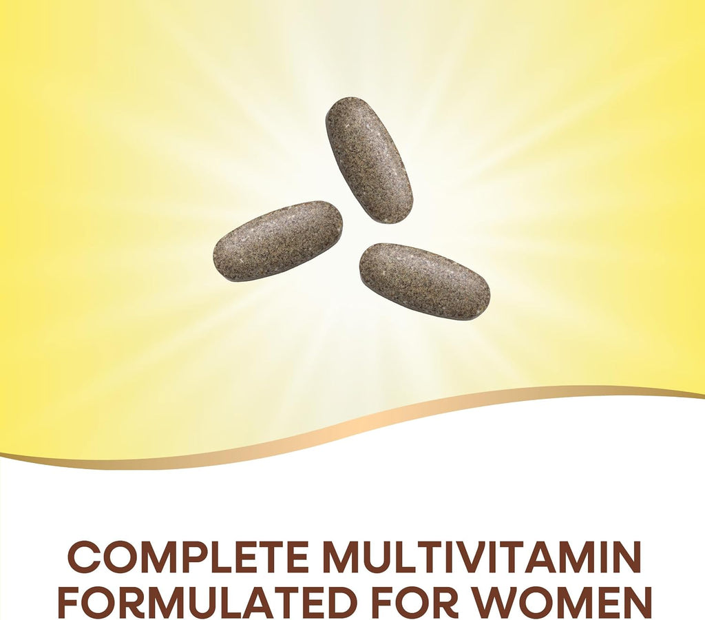 Nature's Way Alive! Max3 Potencia Mujer Multivitamínico Completo, Apoya el Metabolismo Energético, Salud del Corazón y Huesos, con Vitaminas B Metiladas, 90 Comprimidos