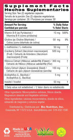 Bio Nutrition Kidney Bladder Wellness, 60 Cápsulas Vegetales