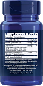 Life Extension Daily Skin Defense, Suplemento para la Piel con Vitamina C y Ceramidas, 30 Cápsulas