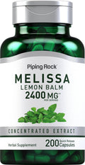 Piping Rock Cápsulas de Melisa, 200 Cápsulas
