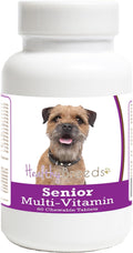 Healthy Breeds Multivitamínico para Perros Senior - 60 Comprimidos Masticables Sabor Hígado