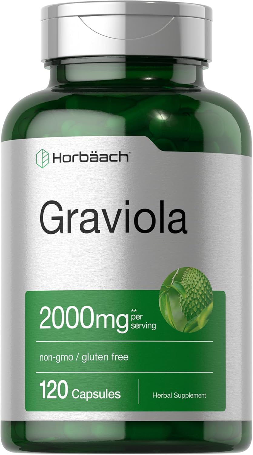 Horbäach Graviola (Annona Muricata) - 120 Cápsulas