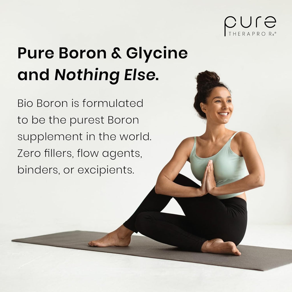 Pure TheraPro Rx Bio Boron - Boro Bororgánico Glicinato (5mg, 180 Cápsulas)