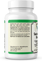 AlchePharma Saccharomyces Boulardii - Probiótico con 5B UFC y FOS Prebiótico