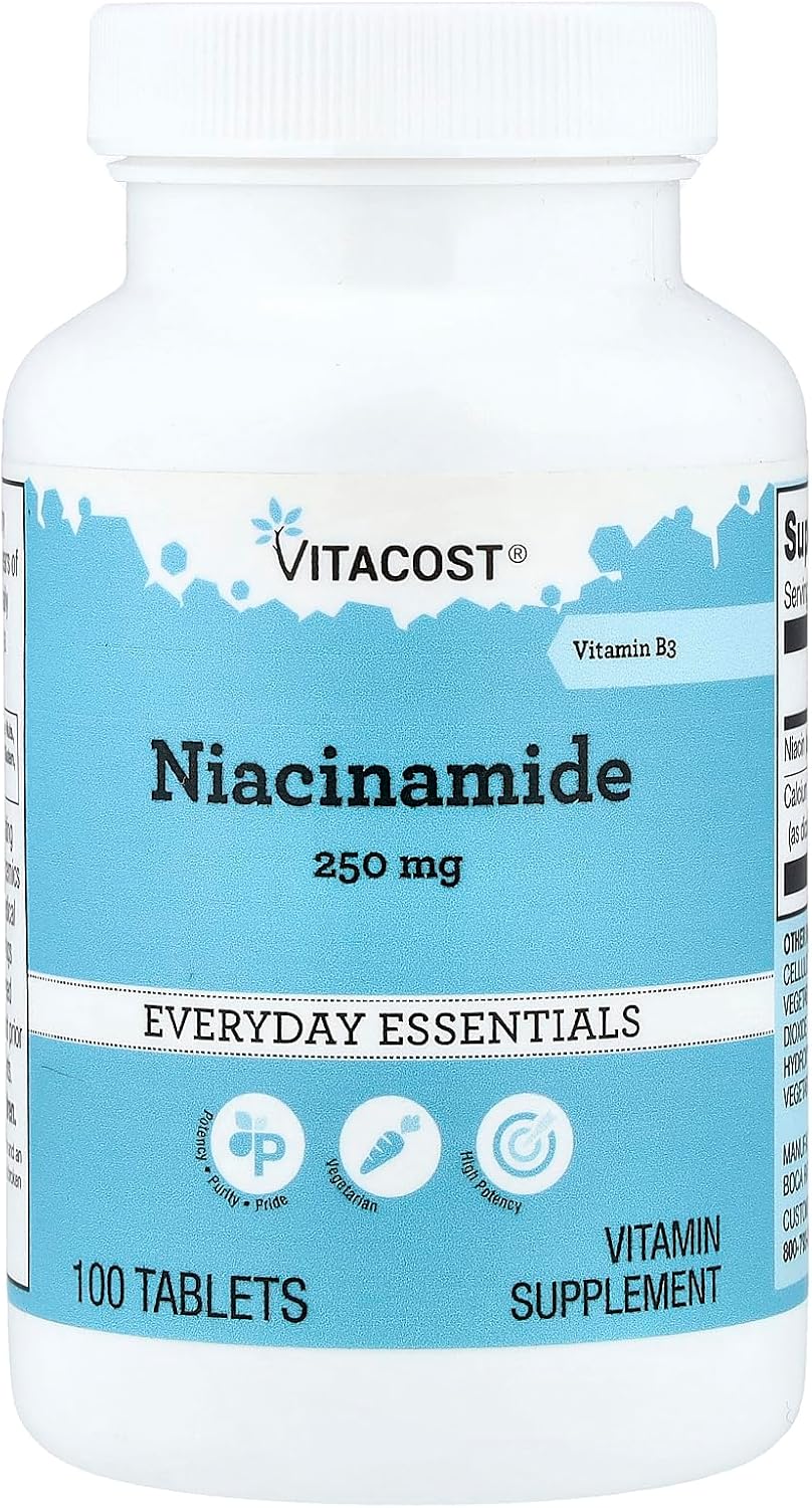 Vitacost Niacinamida, 100 Comprimidos