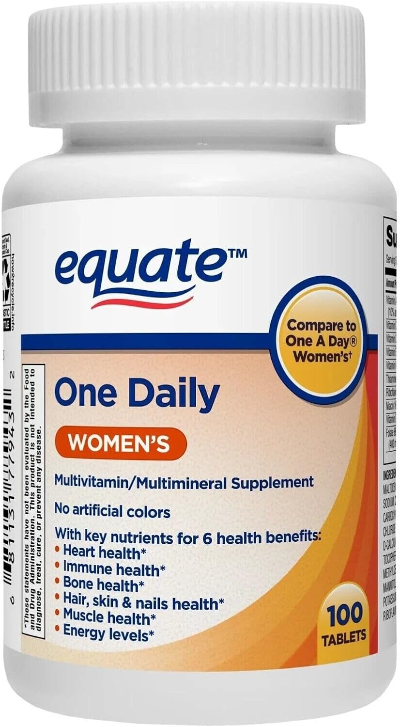 ikj One Daily Women's Tablets Multivitamin/Multimineral Supplement, 100 comprimidos