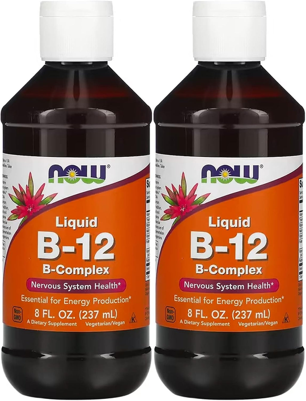 NOW Foods Vitamina B-12 Líquida, 240 ml (Pack de 2)