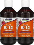 NOW Foods Vitamina B-12 Líquida, 240 ml (Pack de 2)