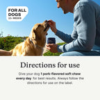 PetLab Co. Probióticos Diarios para Alergias e Inmunidad para Perros Grandes - 30 Masticables