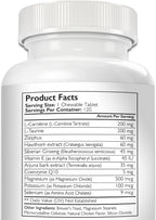 Nutrition Strength Apoyo cardíaco para perros con taurina y carnitina, 120 comprimidos masticables