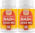 NAD+ 2000 mg con Liposomas - Suplemento de Vitamina B3 - 120 Cápsulas Blandas