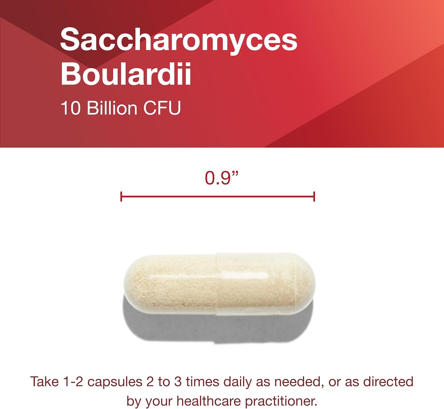 PROTOCOL FOR LIFE BALANCE Saccharomyces Boulardii - 10 Billion CFU - Probiotic - 60 Capsules