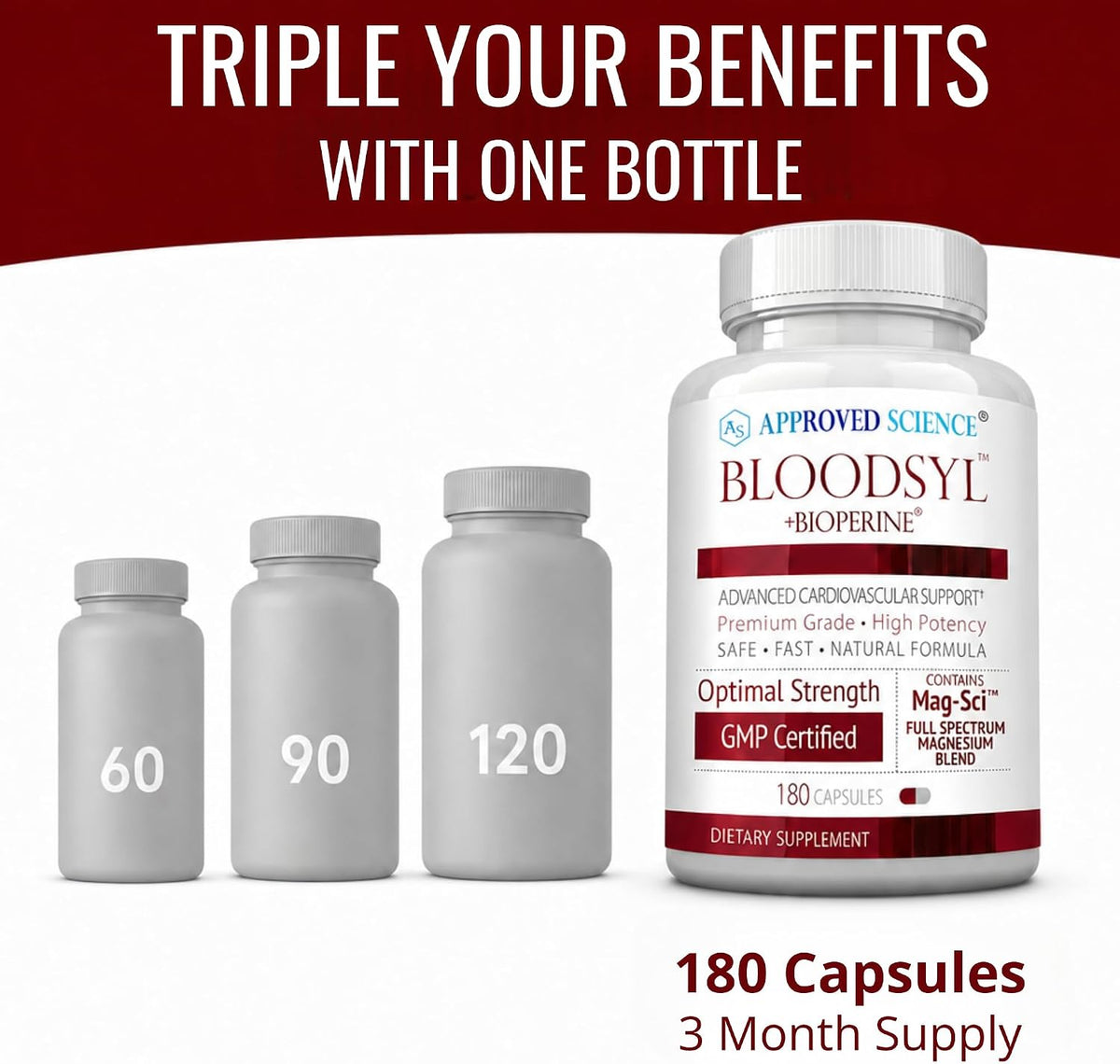 Approved Science Bloodsyl - Suplemento para – Ajo desodorizado (Allium sativum): Conocido por su aporte a la salud – Image 4