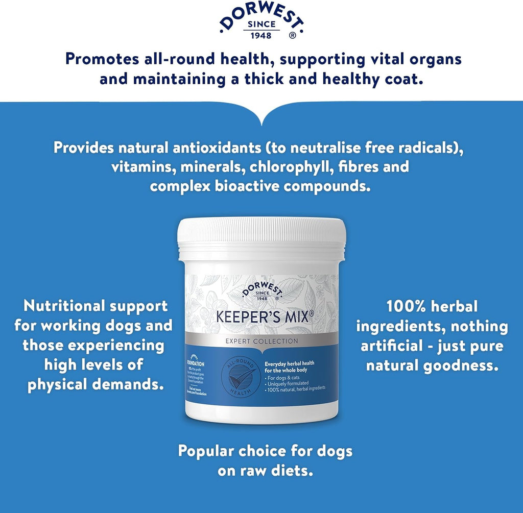 Dorwest Keeper's Mix Suplemento Herbal para Perros y Gatos