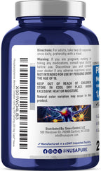 NusaPure Phosphatidylserine Memory Ultimate Complex 1000mg 200 Cápsulas Vegetarianas (Vegano, No Transgénico)