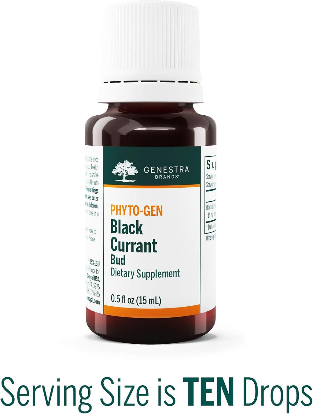 Genestra Brands Yema de Grosella Negra | Suplemento Alimenticio | 15 ml