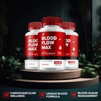 Blood Flow Max Cápsulas - Fórmula Avanzada, 2 Paquetes (120 Cápsulas)