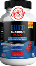 Gluco Guardian Max Advanced Wellness Support – Cápsulas con vitaminas, minerales y extractos herbales – 60 cápsulas