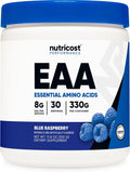 Nutricost EAA Powder 30 Servings (Blue Raspberry) - Aminoácidos Esenciales