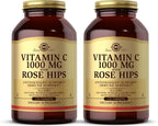 Solgar Vitamina C 1000 mg con Escaramujo - Pack de 2 (500 Comprimidos)
