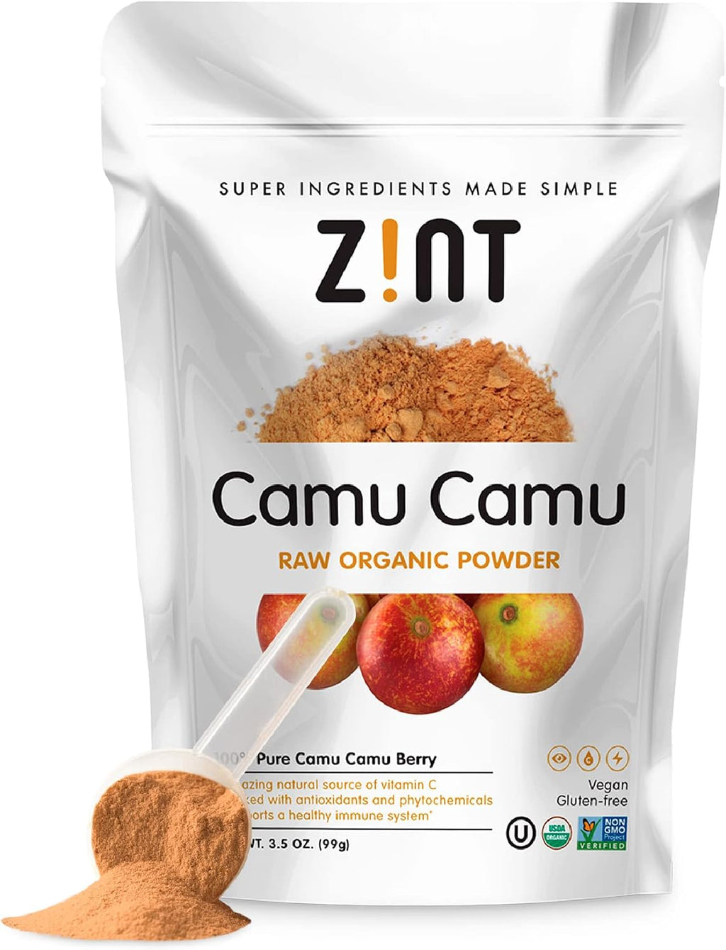 Camu Camu en Polvo: Fuente Natural de Vitamina C Orgánica - Zint (100 g)
