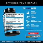 eFlow Nutrition Fadogia Agrestis + Tongkat Ali - Complemento Natural 2 en 1 para Rendimiento y Bienestar Hormonal - 60 Cápsulas