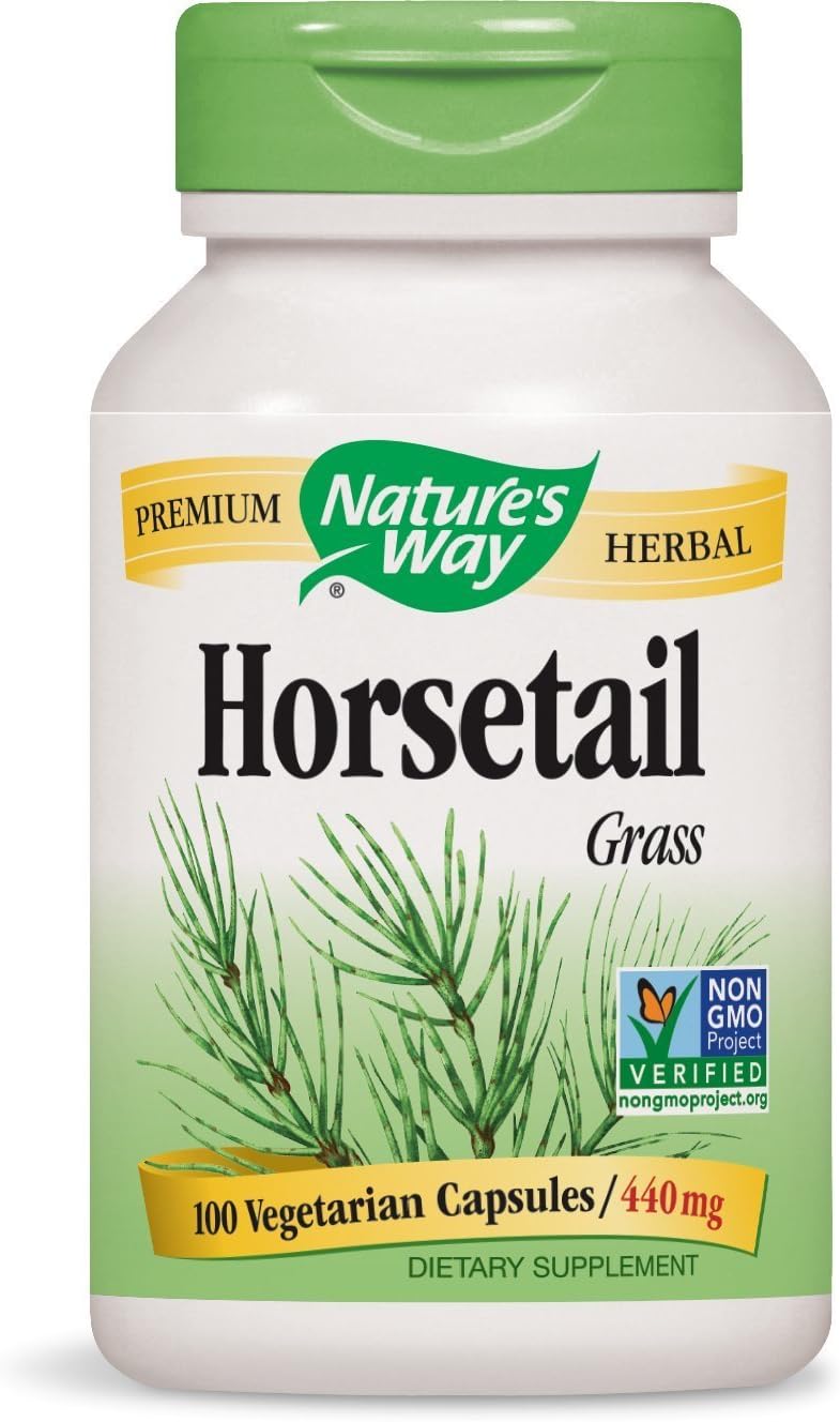 Nature's Way Cola de Caballo 400 mg, 100 Cápsulas Vegetales (Pack de 4)