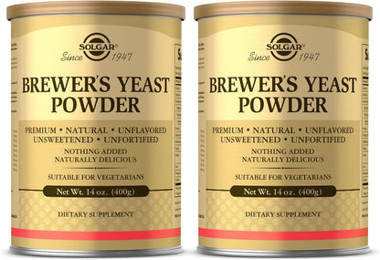 Solgar Levadura de Cerveza en Polvo - 396 g (Pack de 2) - Natural, sin Saborizantes ni Endulzantes - Apto para Vegetarianos – Image 1