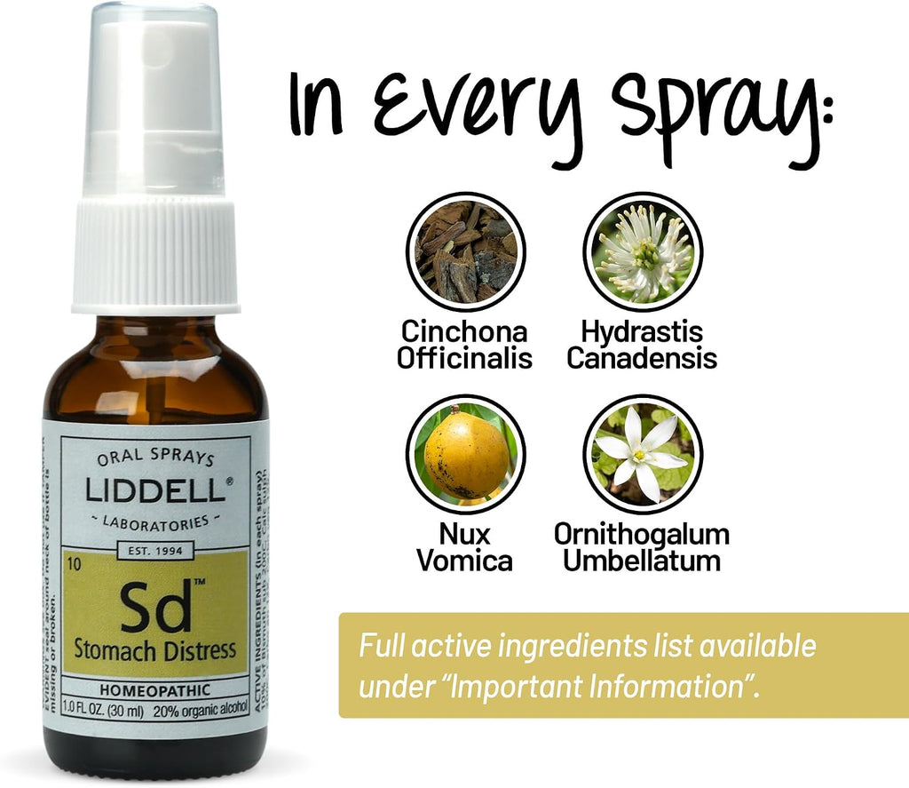 Liddell Homeopathic Stomach Ache Spray - 1 fl. oz.