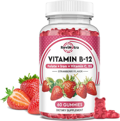 ReviNutra Gomitas de Vitamina B12 - 5000 mcg – Quienes buscan un apoyo energético natural para combatir la fatiga – Image 8
