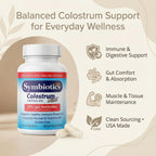 Symbiotics Colostrum Cápsulas Vegetales, 120 unidades