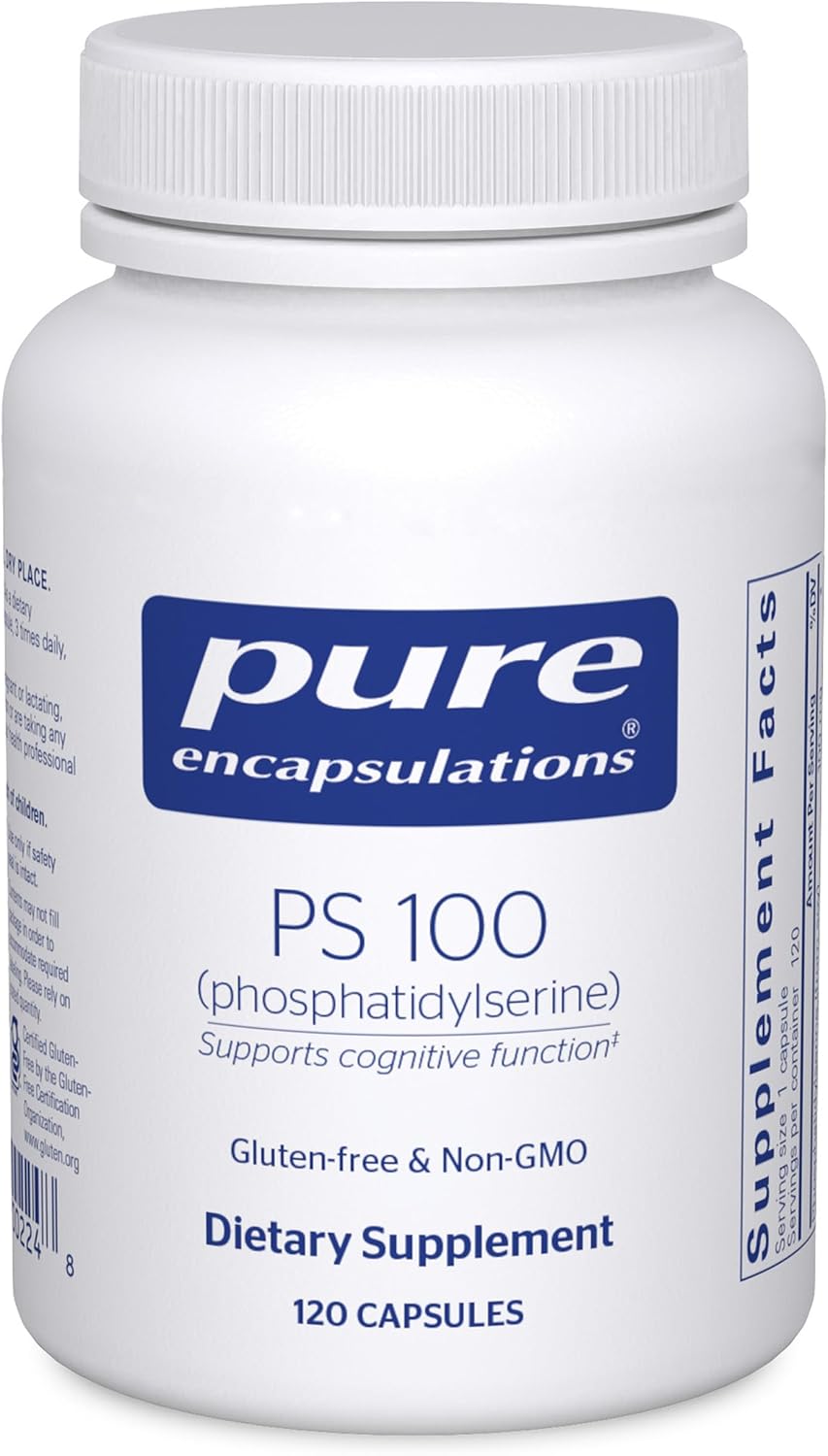 PS 100 - Phosphatidylserine - 60 Capsules - Pure Encapsulations
