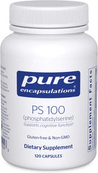Pure Encapsulations PS 100 | Fosfatidilserina 100 mg | 120 Cápsulas