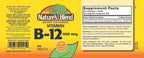 Nature's Blend Vitamina B12 1000 mcg, 100 Comprimidos