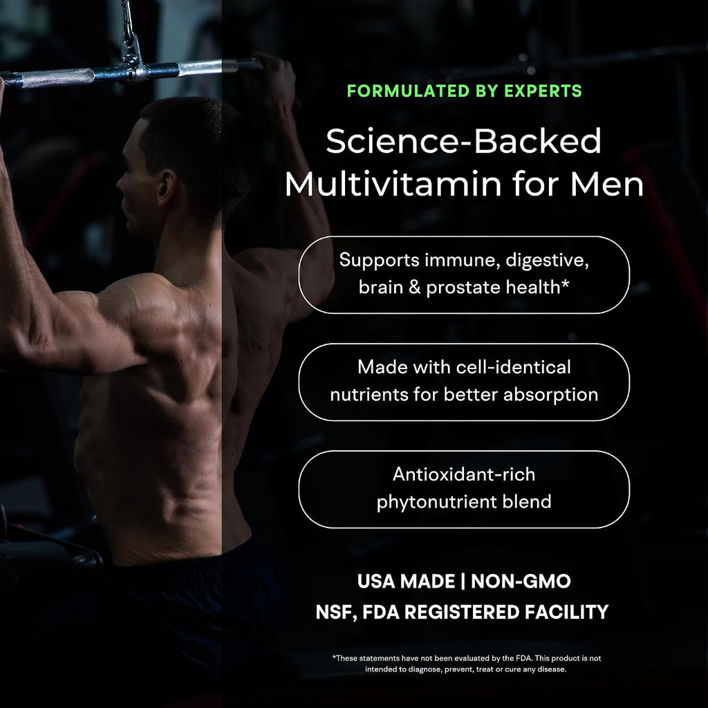 VitaminIQ Multivitamínico Integral para Hombres - 120 Cápsulas Vegetarianas