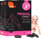 Zahler Prenatal +DHA 300 - Prenatal Vitamins with Methylated Folate and DHA - 180 Softgels