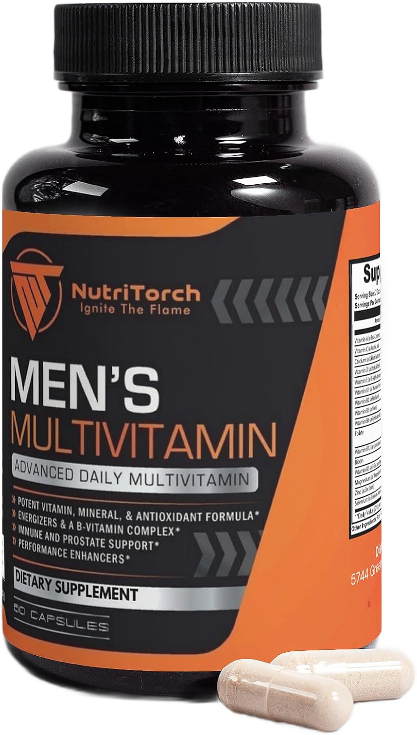 NutriTorch Multivitamínico para Hombres – 60 Cápsulas