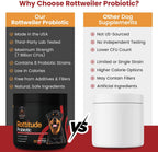 Probióticos para Perros – Suplemento Digestivo Natural para Rottweilers y Razas Grandes