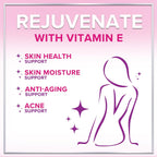 Vitamina E – 180 mg por Ración – Suplemento para Piel y Cabello – dl-Alfa Tocoferol – 60 Cápsulas Blandas