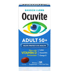 Ocuvite 50+ Complemento Alimenticio para la Visión con Omega-3, Zinc, Vitaminas C y E, Luteína y Zeaxantina - 50 Cápsulas Blandas