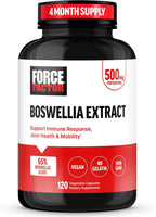 Force Factor Extracto de Boswellia Serrata - 120 Cápsulas - Apoyo Articular e Inmune
