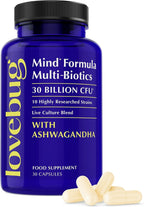 LOVEBUG Complete Mood Probiotic, 30 Cápsulas