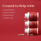 VitalBP - 2 Pack - Apoyo para la presión arterial normal - Favorece el flujo sanguíneo y las arterias - con CoQ10, L-Citrulina, K2 y D3 - 60 Cápsulas