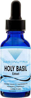 Extracto de Albahaca Santa 590 mg, 118 ml (4 oz) – Gotas de Rápida Absorción