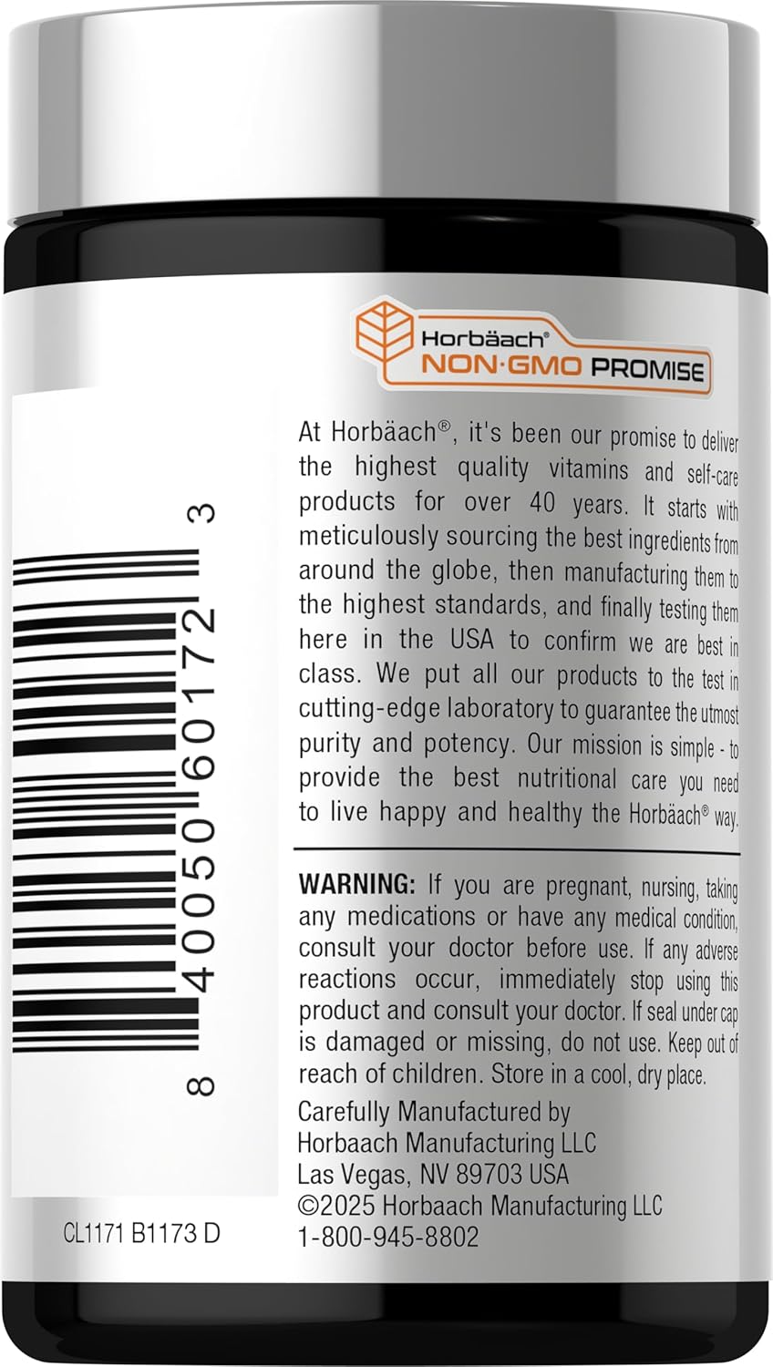 Horbäach Vitamina B12 5000 mcg - 120 Comprimidos Sublinguales de Metilcobalamina - Sabor Natural a Bayas - Vegano, Sin Gluten y No Modificado Genéticamente