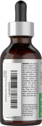 Extracto Líquido de Vitex (Baya de Casto) de Horbäach | 60 ml | Tintura Superconcentrada Sin Alcohol | Complemento Alimenticio Vegetariano, No-GMO, Sin Gluten