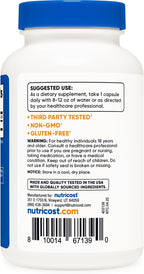 Nutricost Huperzina A 200mcg, 240 Cápsulas - No Transgénico, Apto para Vegetarianos